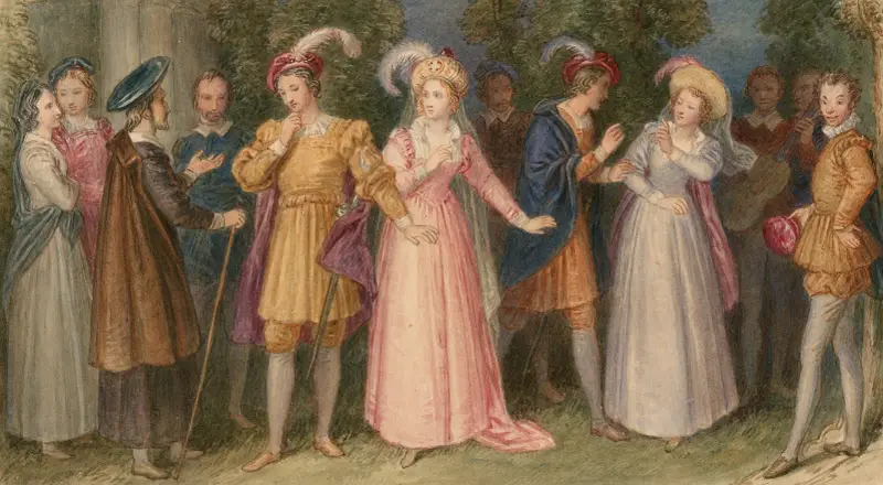 Illustrationer till Shakespeare, pl. 17 av John Massey Wright