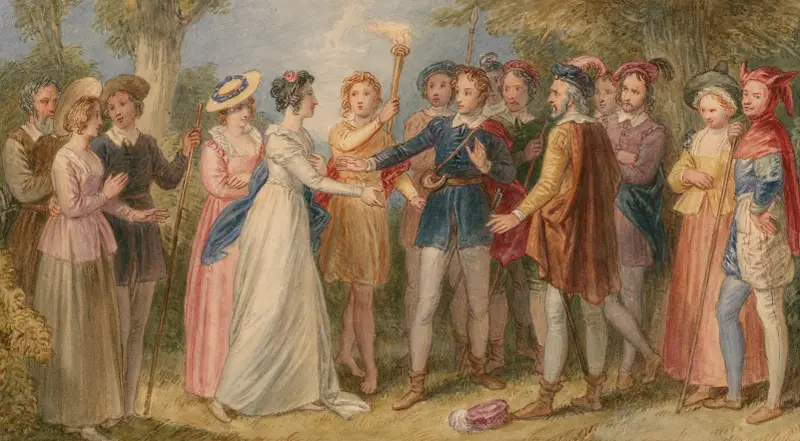Illustrations to Shakespeare Pl.018 av John Massey Wright