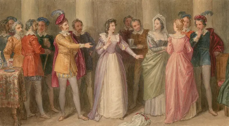 Illustrationer till Shakespeare pl. 020 av John Massey Wright