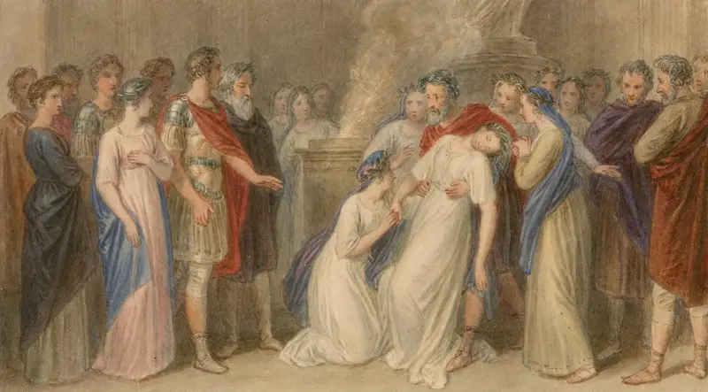 Illustrationer till Shakespeare Pl.021 av John Massey Wright
