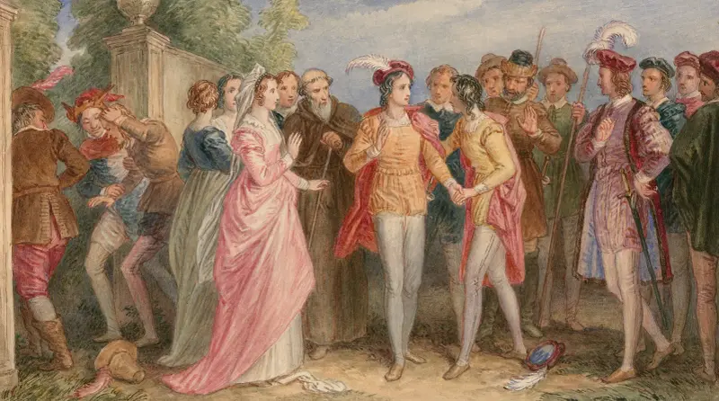 Illustration till Shakespeare av John Massey Wright