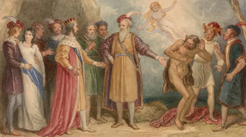 Illustrationer till Shakespeare Pl.026 av John Massey Wright
