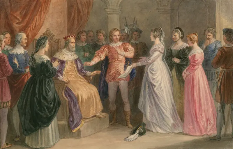 Illustrationen zu Shakespeare, Tafel 28 von John Massey Wright