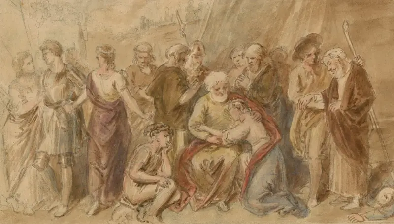 Illustrations to Shakespeare Pl.032 av John Massey Wright