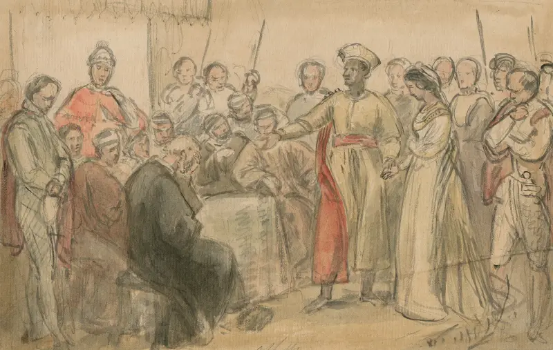 Illustrationer till Shakespeare av John Massey Wright