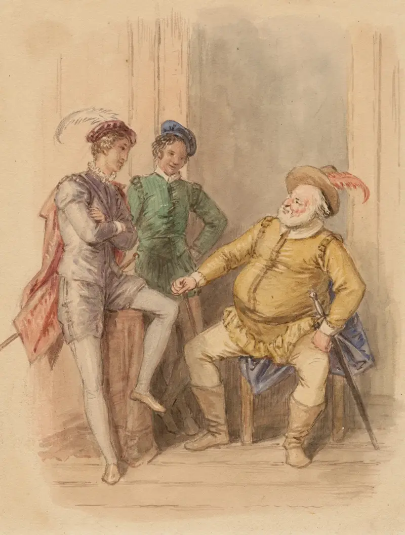 Illustrationen zu Shakespeare Taf. 049 von John Massey Wright
