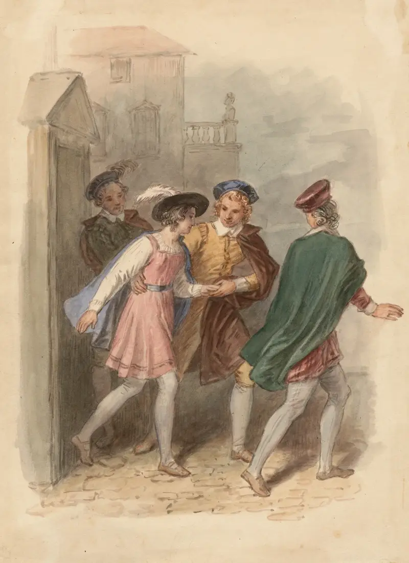 Illustrationen zu Shakespeare, Taf. 052 von John Massey Wright