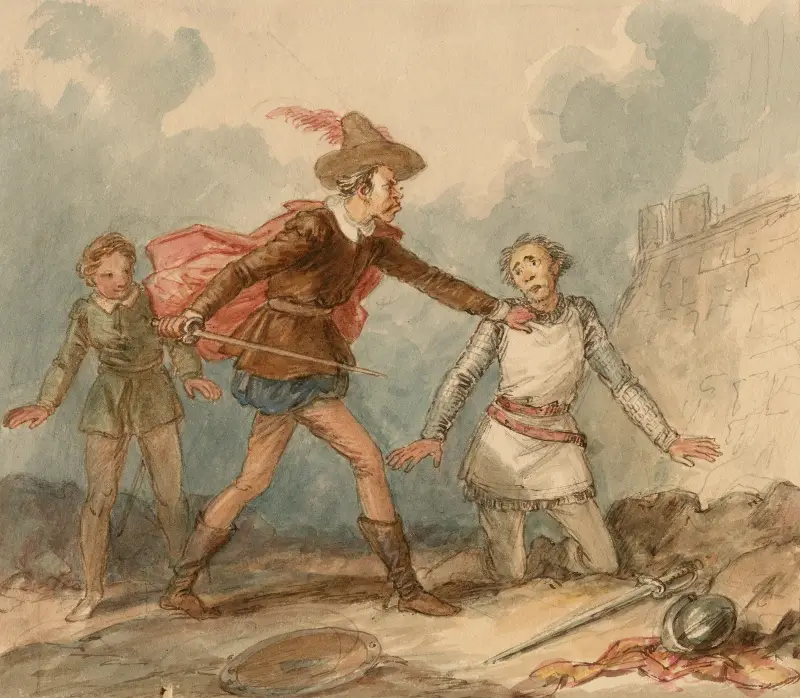 Illustrations to Shakespeare Pl.056 av John Massey Wright