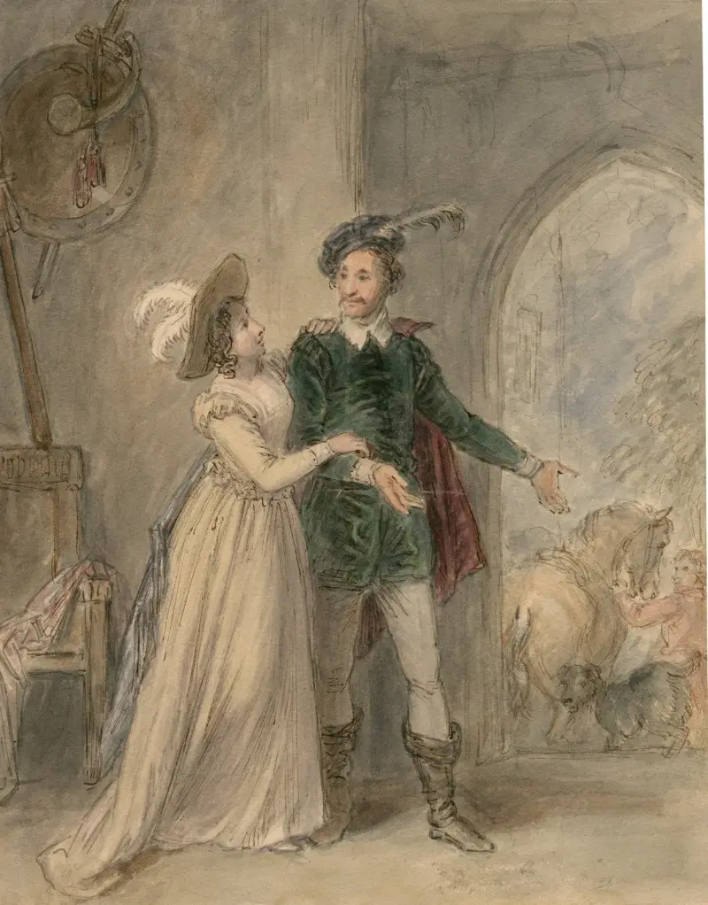 Illustrations to Shakespeare Pl.057 av John Massey Wright