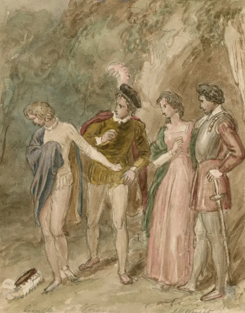 Illustrations to Shakespeare Pl.058 av John Massey Wright