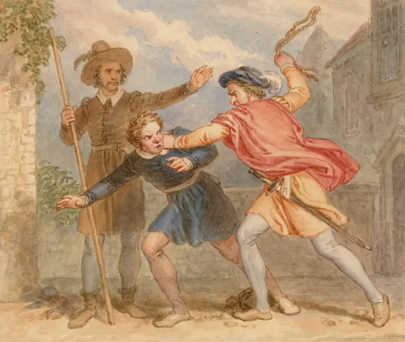 Illustration till Shakespeare, pl. 62 (1800-tal) av John Massey Wright