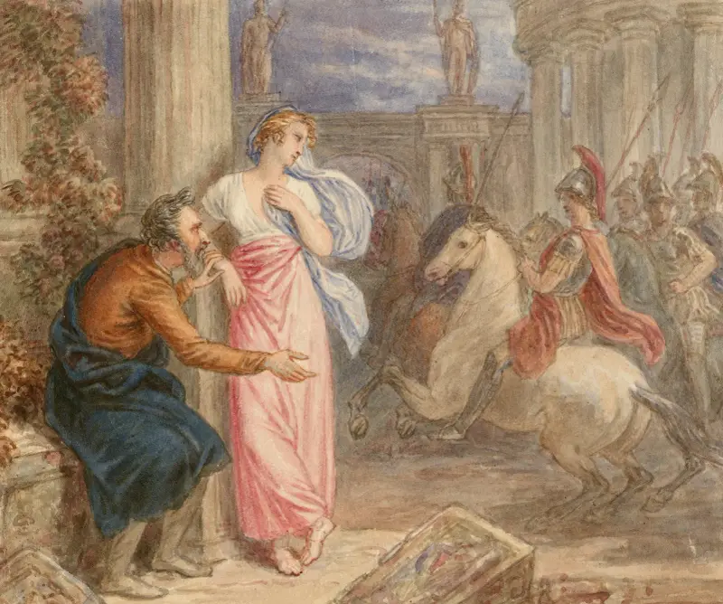 Illustration till Shakespeare pl. 078 av John Massey Wright