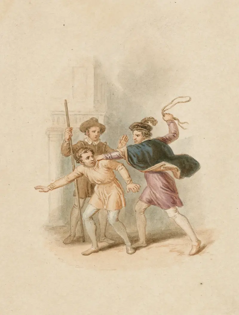 Illustration till Shakespeare pl. 087 av John Massey Wright