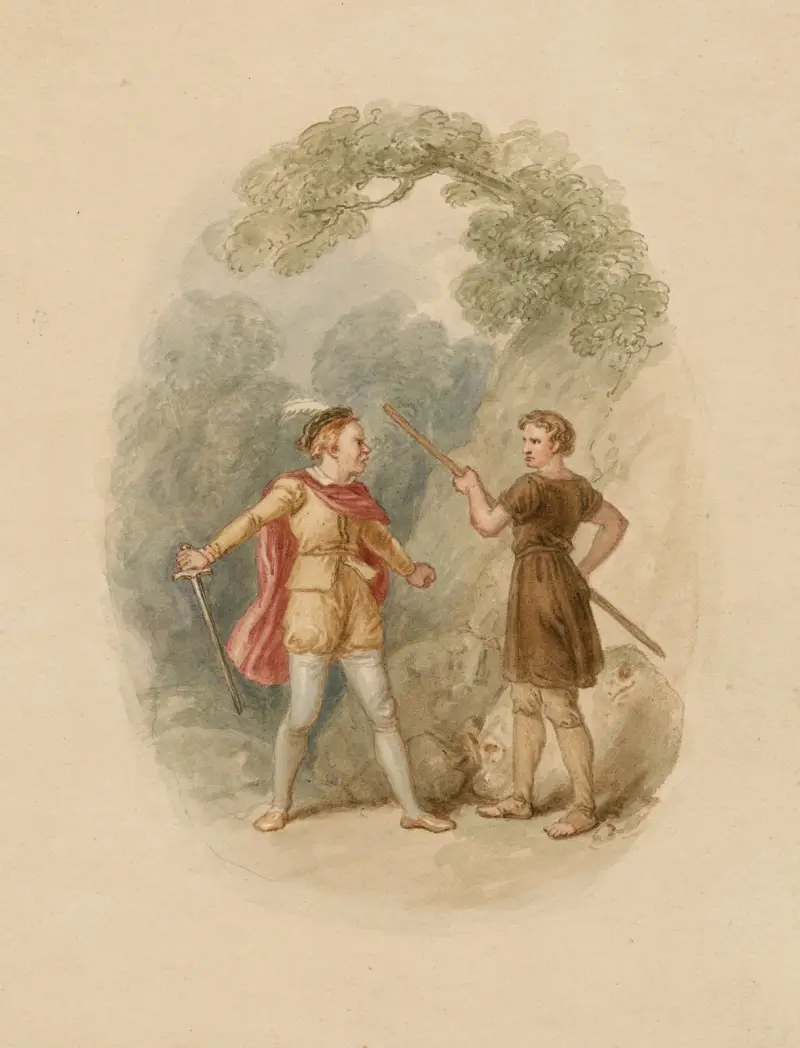 Illustration zu Shakespeare Pl.088 von John Massey Wright