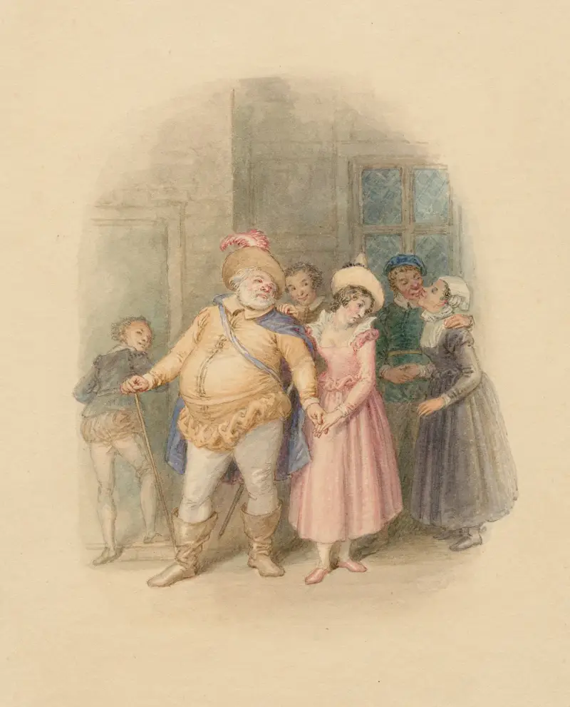 Illustrations to Shakespeare Pl.089 av John Massey Wright