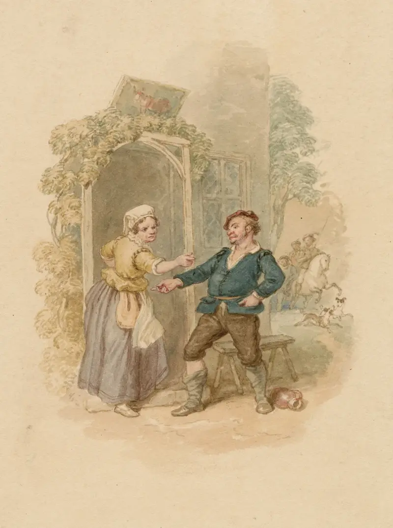 Illustration till Shakespeare, pl. 90 av John Massey Wright