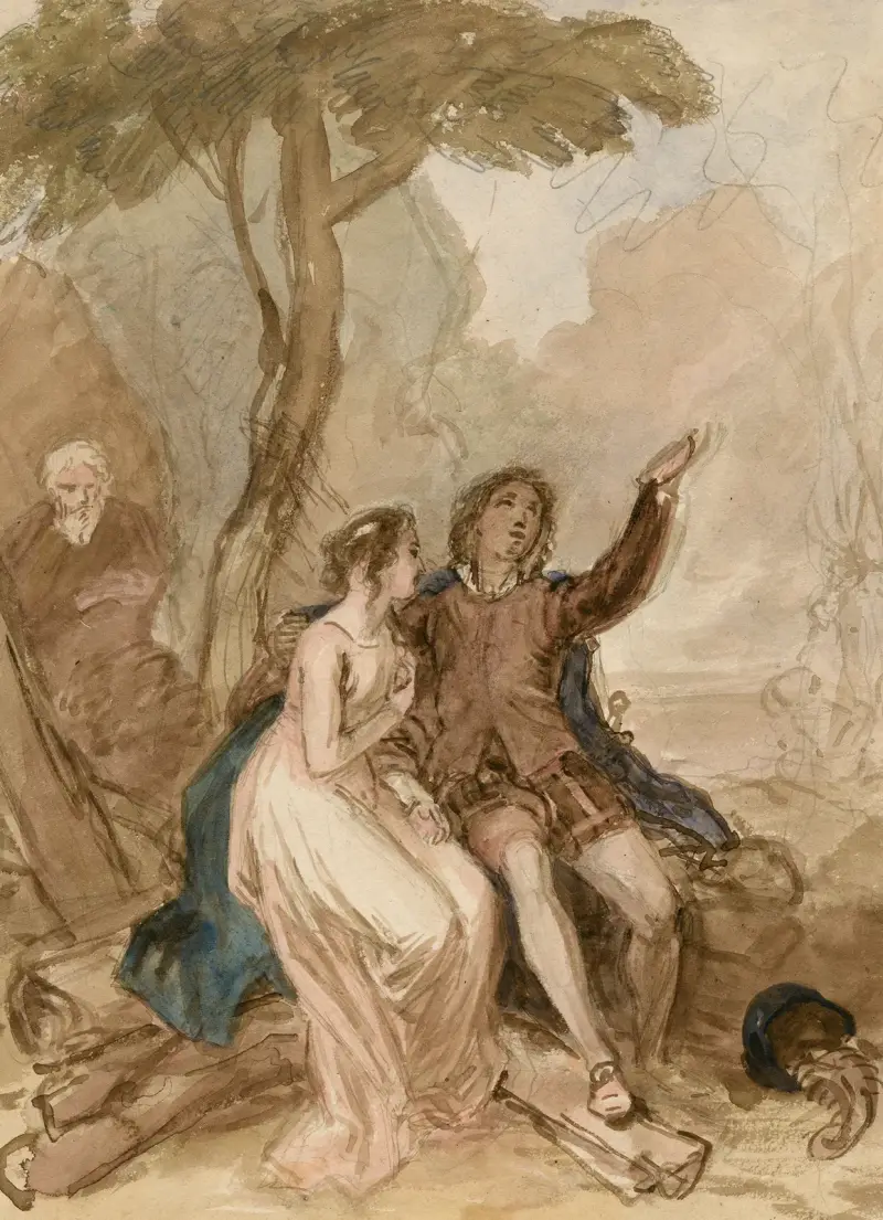 Illustration till Shakespeare Pl.094 av John Massey Wright