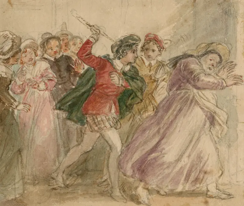Illustrations to Shakespeare Pl.097 av John Massey Wright