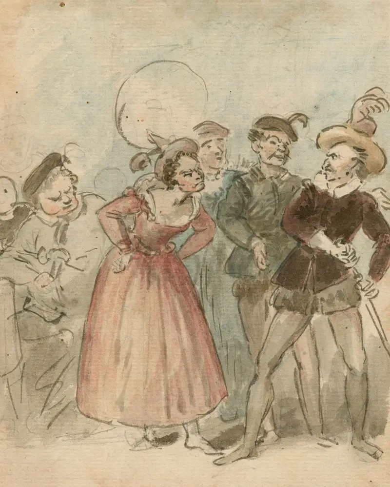 Illustration till Shakespeare, pl. 98 av John Massey Wright