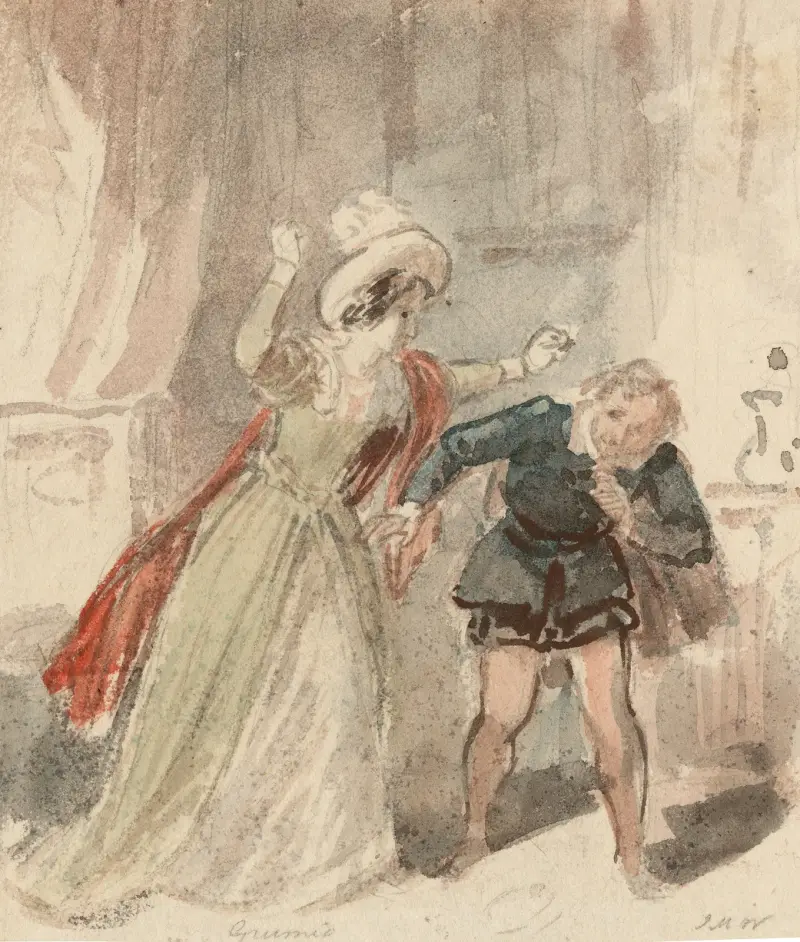 Illustrations to Shakespeare Pl.100 av John Massey Wright