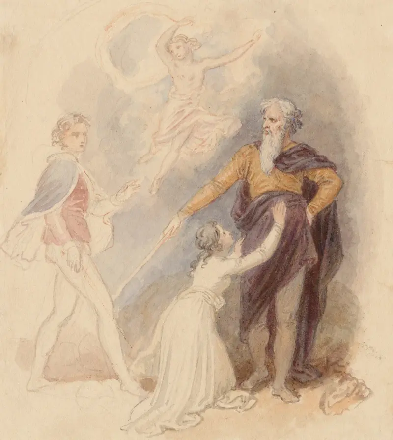 Illustrationer till Shakespeare pl.105 av John Massey Wright