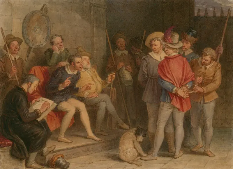 Illustration till Shakespeare pl. 106 av John Massey Wright