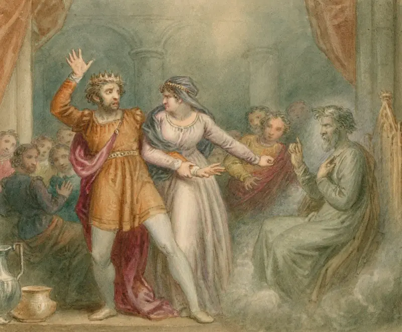 Illustrationer till Shakespeare, pl. 107 av John Massey Wright