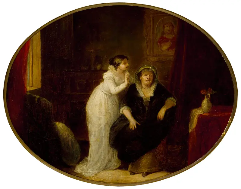 Julia och amman av John Massey Wright