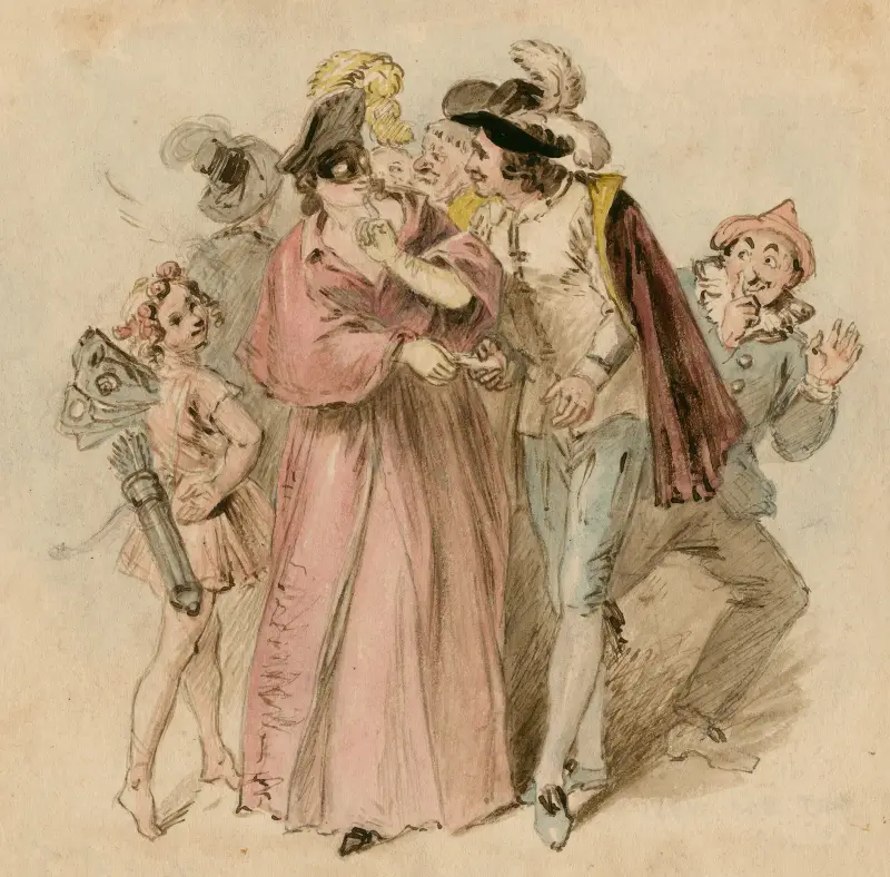 Maskerade von John Massey Wright