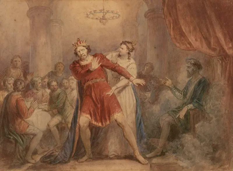 Scener ur Macbeth och Kung Henrik VI, del 2 av John Massey Wright