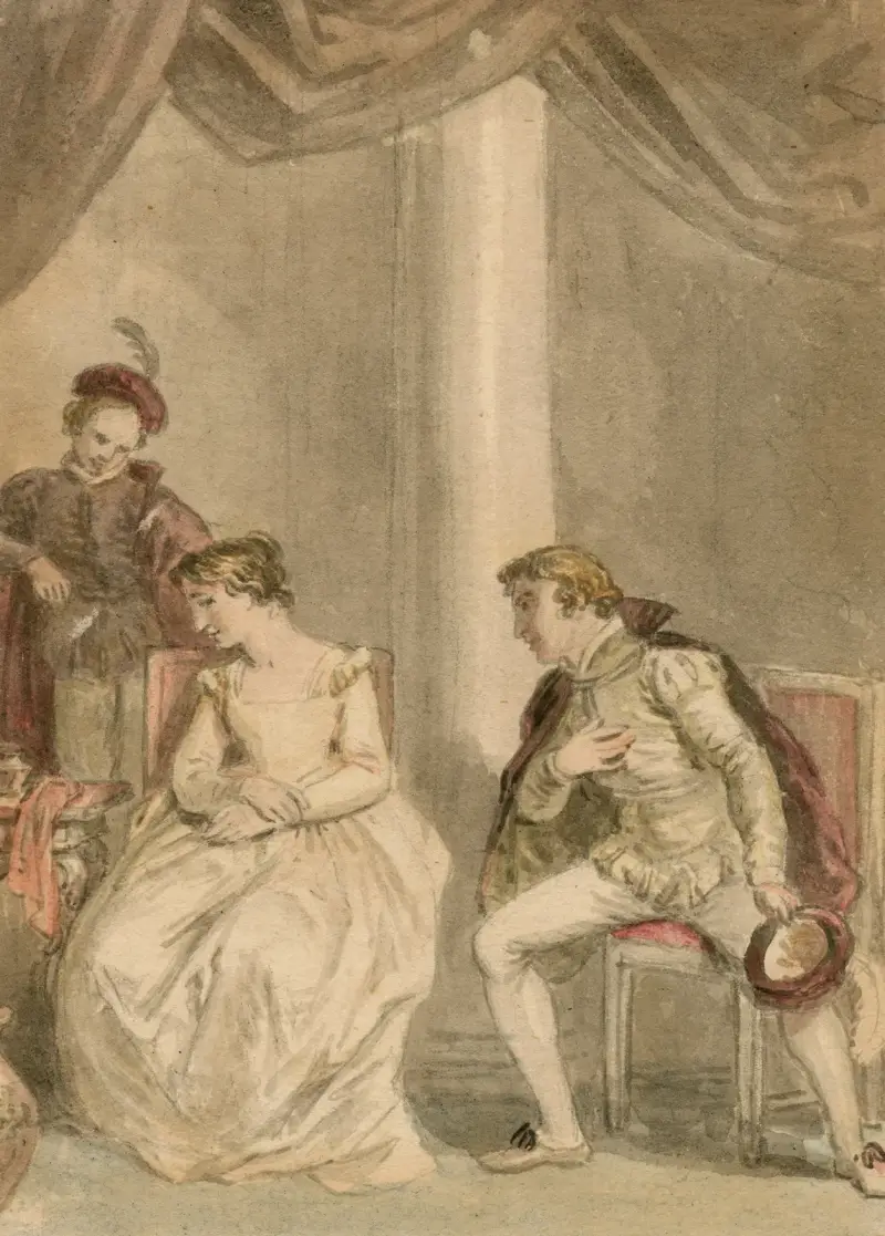 Scener ur Romeo och Julia 2 av John Massey Wright