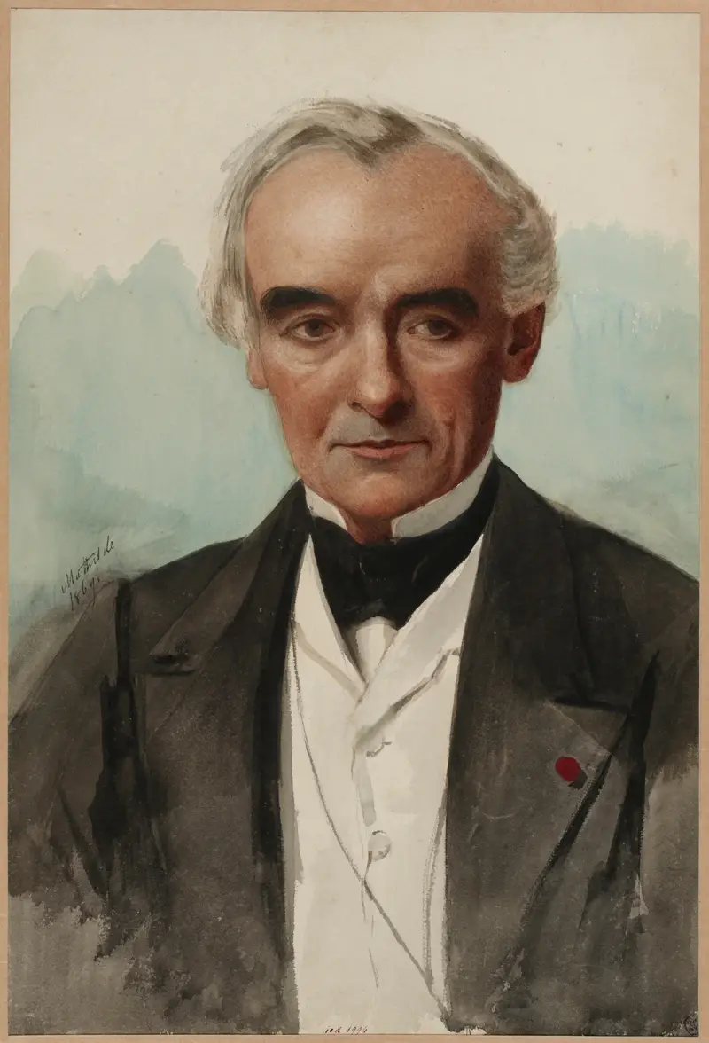 Portrait de Prosper Mérimée av Mathilde Bonaparte