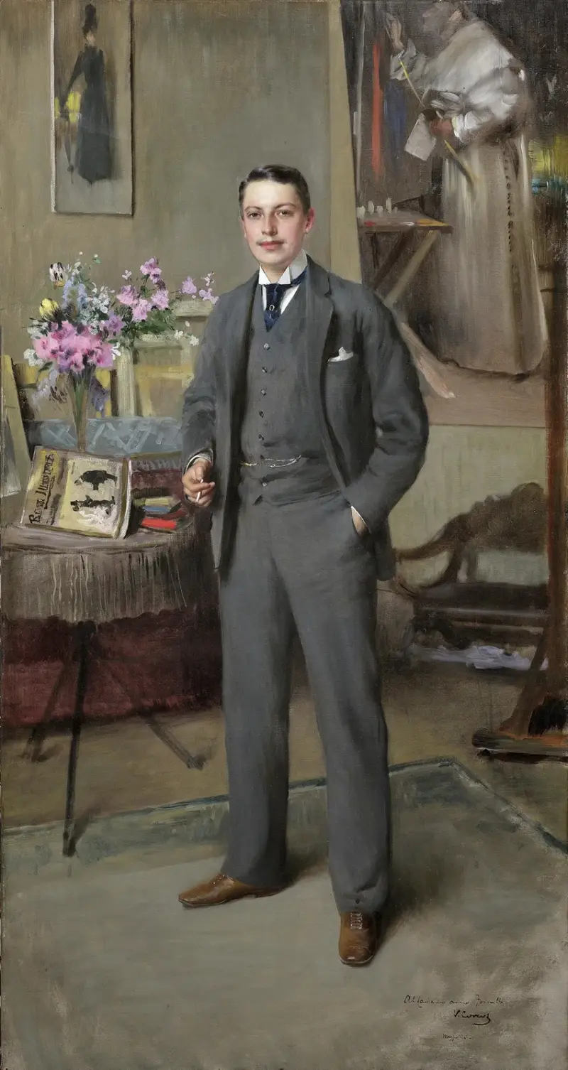 Portrét muže, Vittorio Matteo Corcos