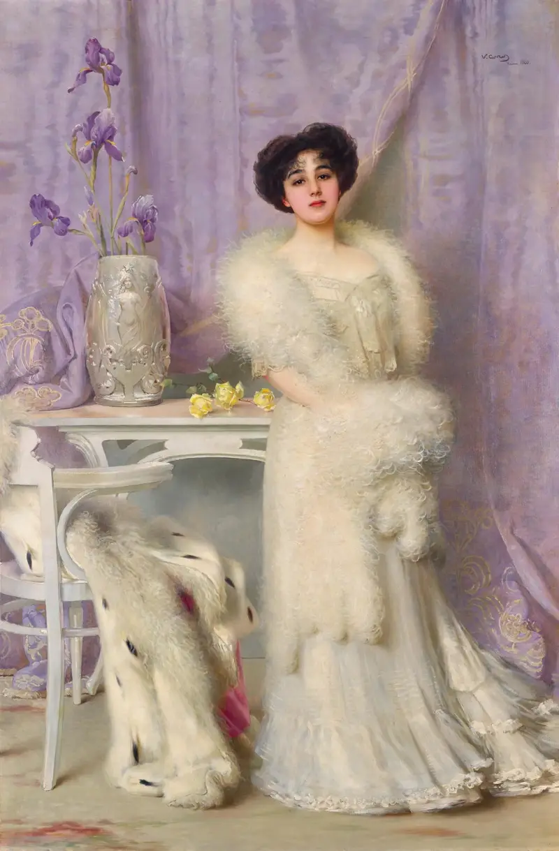 Portrait of Diane de la Bouchère av Vittorio Matteo Corcos