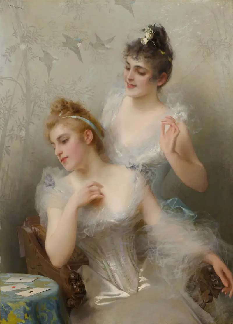 Die drei Asse von Vittorio Matteo Corcos