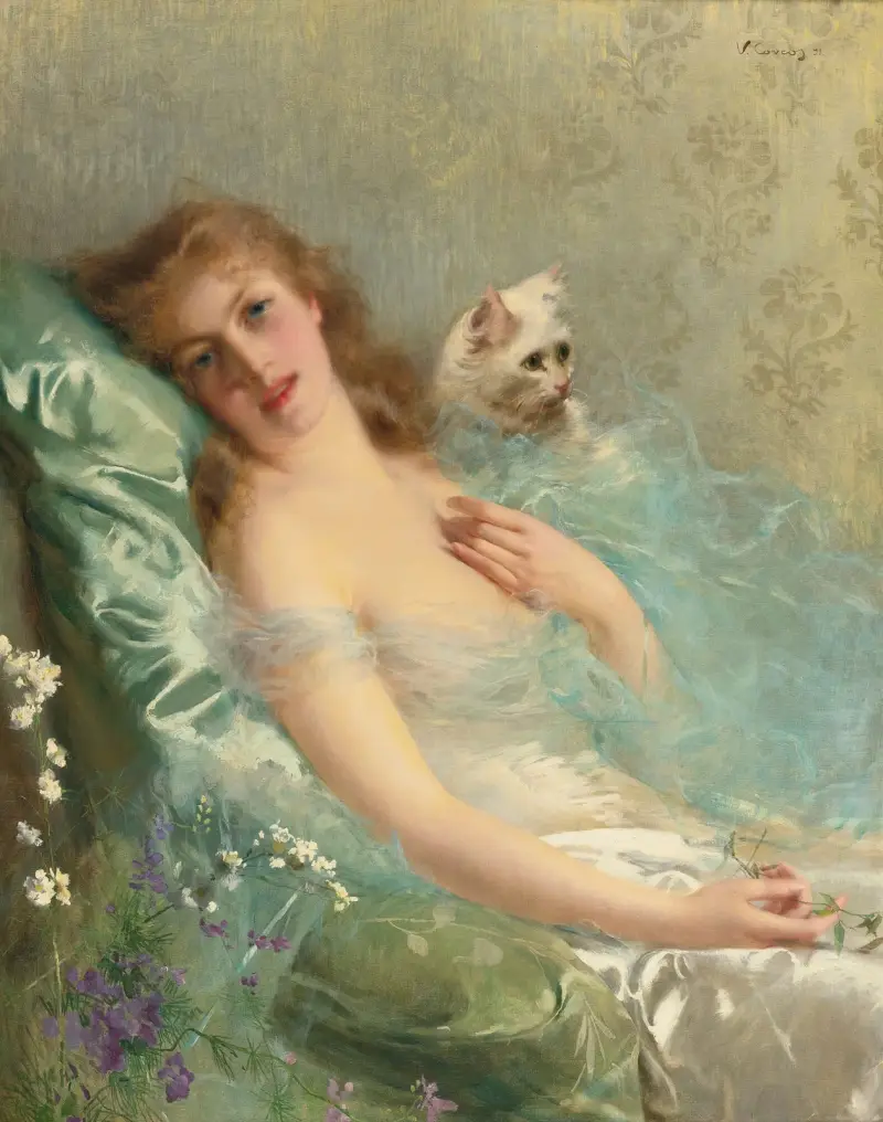 Bílá kočka, Vittorio Matteo Corcos