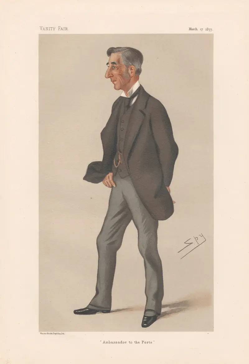Ambassador to the Porte – The Rt. Hon. Sir Henry George Elliot. 17 March 1877 av Leslie Matthew Ward