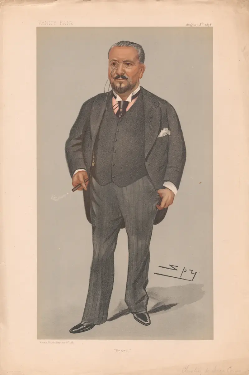 Ambassadors to England; Brazil, The Chevailier de Souza Correa; 18 August 1898 av Leslie Matthew Ward