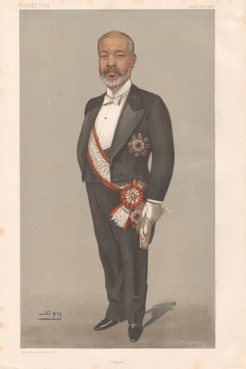 Botschafter in England; Japan, Viscount Tadasu Hayashi, 24. April 1902 von Leslie Matthew Ward