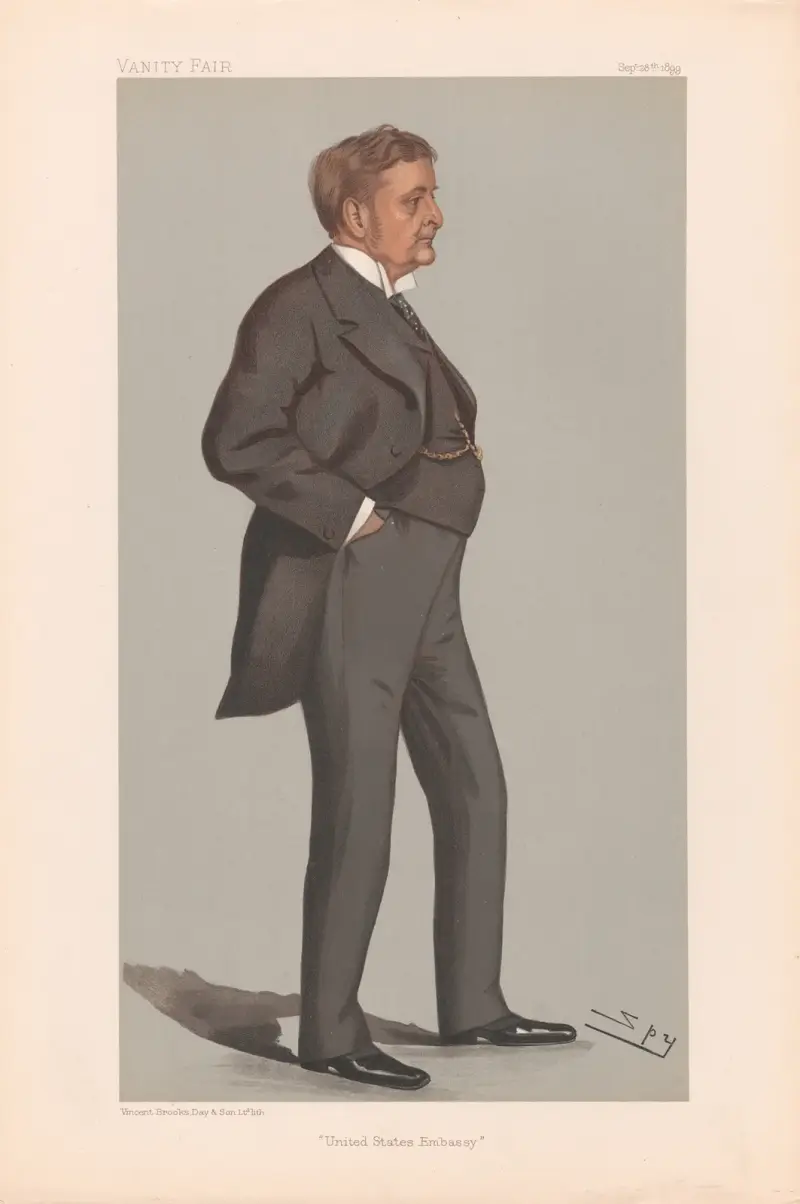 Amerikaner. 'United States Embrassy'. Mr. J.H. Choate. 28 september 1899 av Leslie Matthew Ward