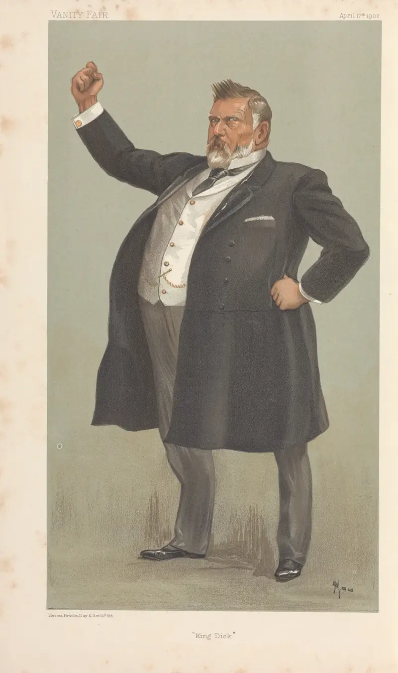 Architects and Engineers. ‘King Dick’. The Rt. Hon. Richard John Seddon. 17 April 1902 av Leslie Matthew Ward
