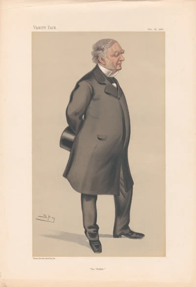 Architects and Engineers. ‘The Obelisk’. Mr. Erasmus Wilson. 18 December 1880 av Leslie Matthew Ward