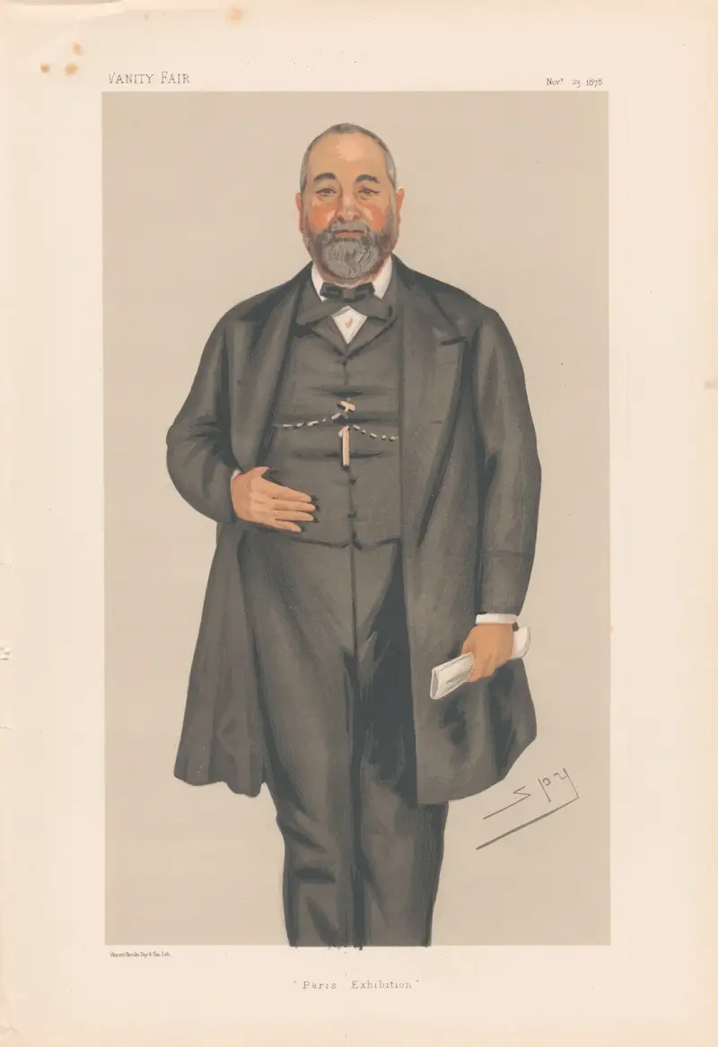 Artist. ‘Paris Exhibition’. Sir Francis Philip Cunliffe Owen. 23 November 1878 av Leslie Matthew Ward