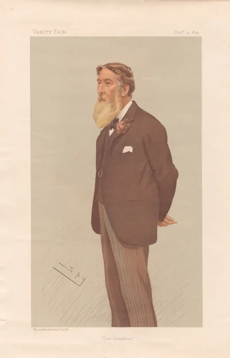 Artists. ‘The Graphics’. William Luson Thomas. 13 December 1894 av Leslie Matthew Ward