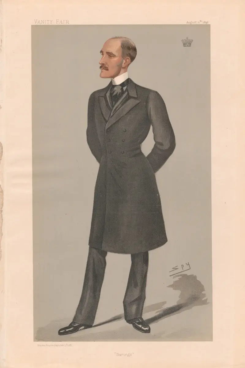 Bankiers und Finanziers. „Barings“. Lord Revelstoke. 11. August 1898 von Leslie Matthew Ward