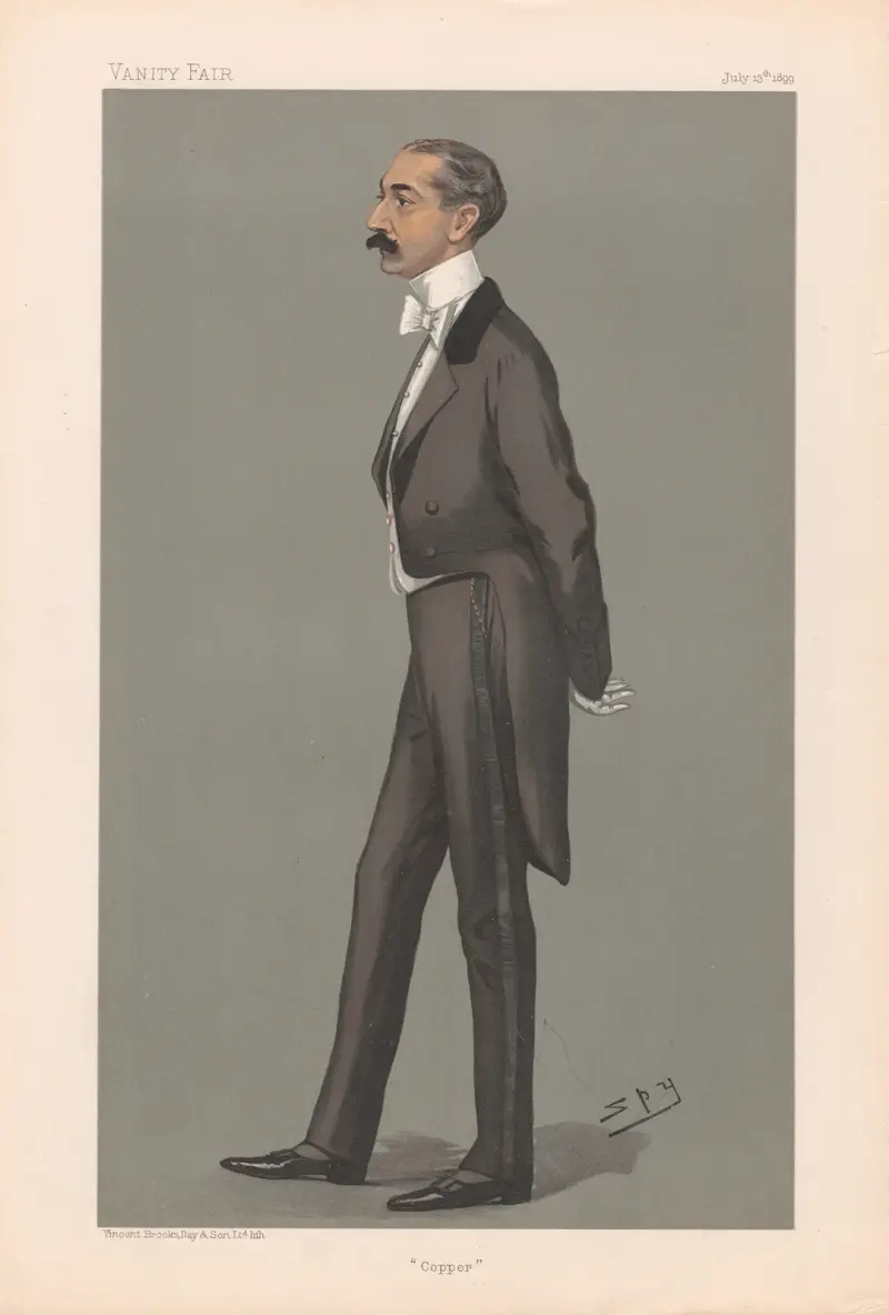 Bankers and Financiers. ‘Copper’. Reginald Ward. 13 July 1899 av Leslie Matthew Ward
