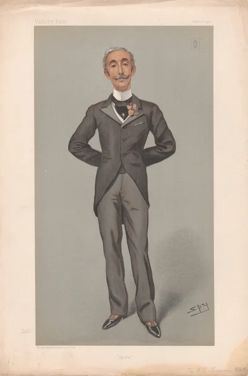 Bankiers und Finanziers. ‚Hythe'. Sir A.E. Sasson. 1. Februar 1900 von Leslie Matthew Ward