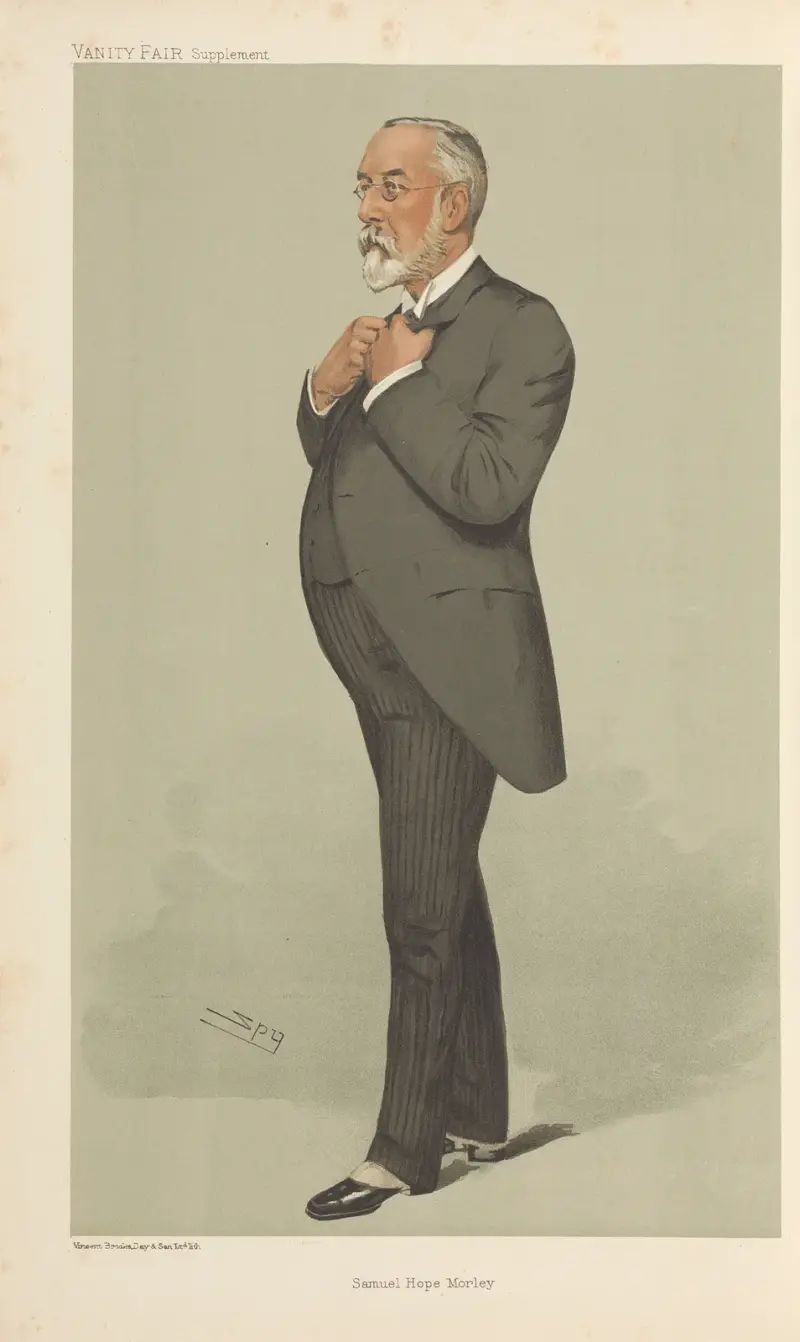 Bankers and Financiers. Mr. Samuel Hope Morley. 1 April 1905 av Leslie Matthew Ward