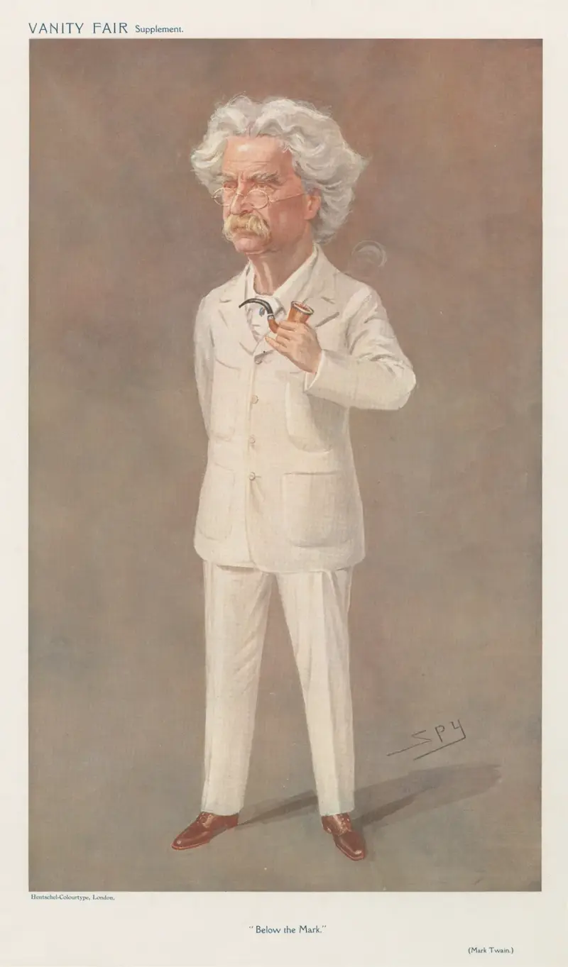 Unter dem Maß, Mark Twain von Leslie Matthew Ward