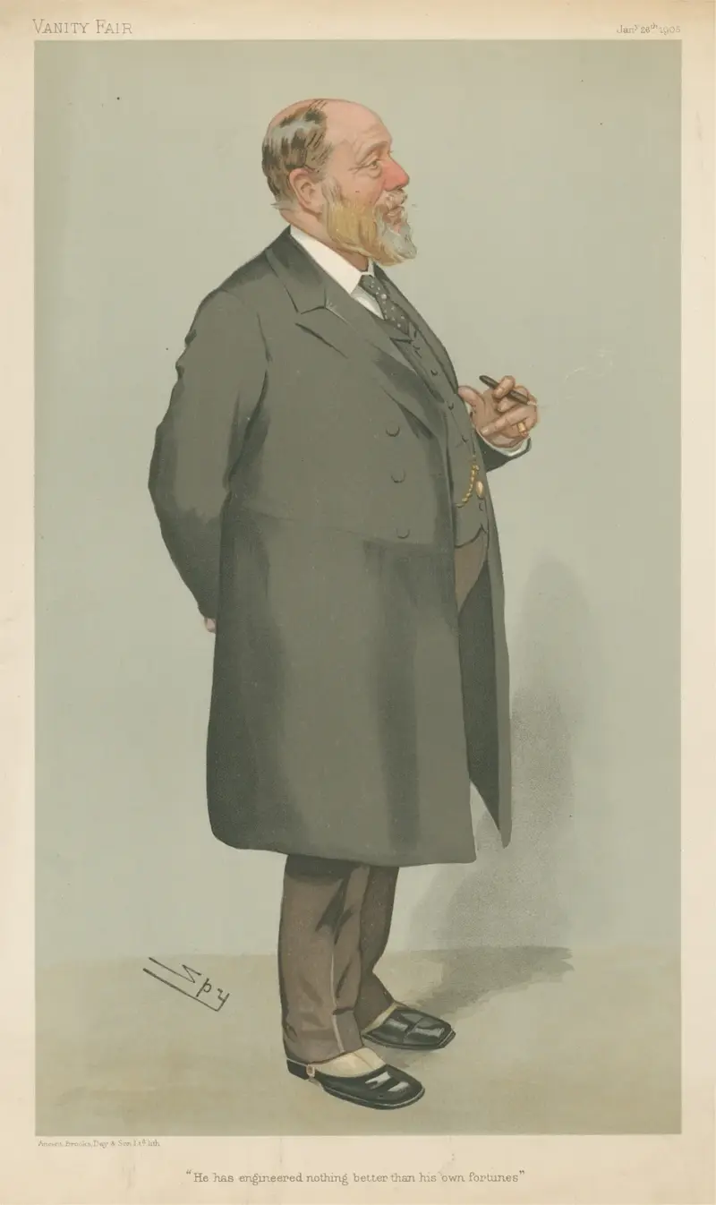 Businessmen and Empire Builders; ‘He has Engineered nothing Better than his Own Fortune’, Sir John Wolfe-Barry, January 26, 1905 av Leslie Matthew Ward